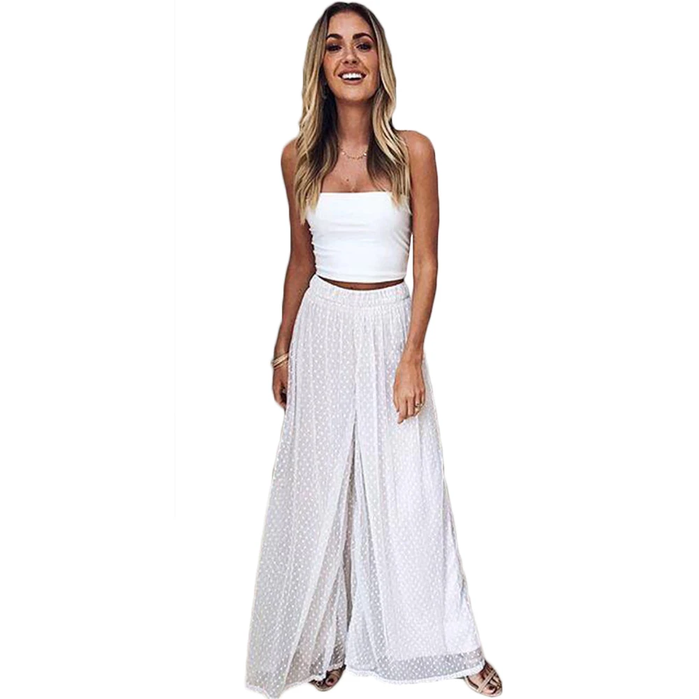 chiffon palazzo pants and top