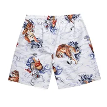 Мужские штаны, хит, новинка, летние, повседневные, модные, мужские, с принтом, пэчворк, для пляжа, для серфинга, свободные, короткие штаны, 5#7