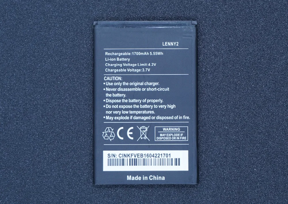 LehonS Новое поступление 1700 мАч/5.55Wh LENNY2 смартфон Замена Батарея для Wiko Lenny 2 lenny2 LENNY