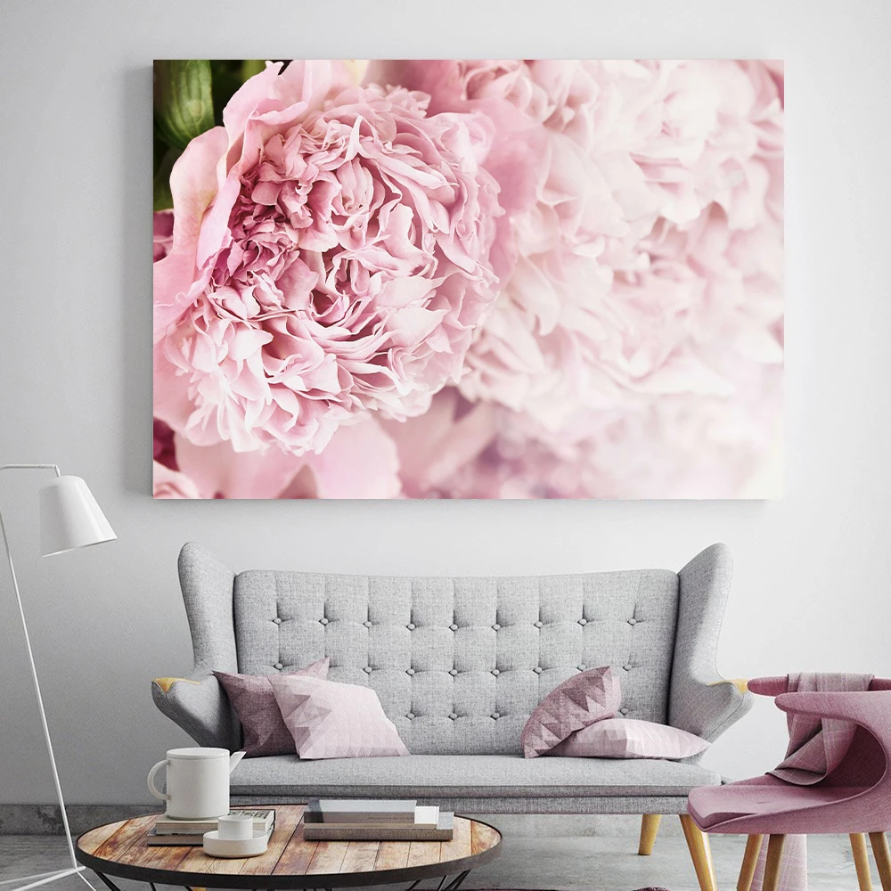 Cuadro Decoracion настенный поп арт румяна розовые пионы постеры и принты холст картина с