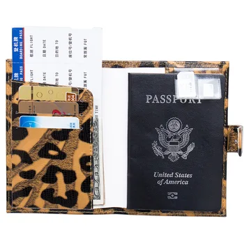 

New Travel Designer PU Leather Slim Passport Cover Women Cute Credit Card Holder Case License Ticket Wallet Document Organizer