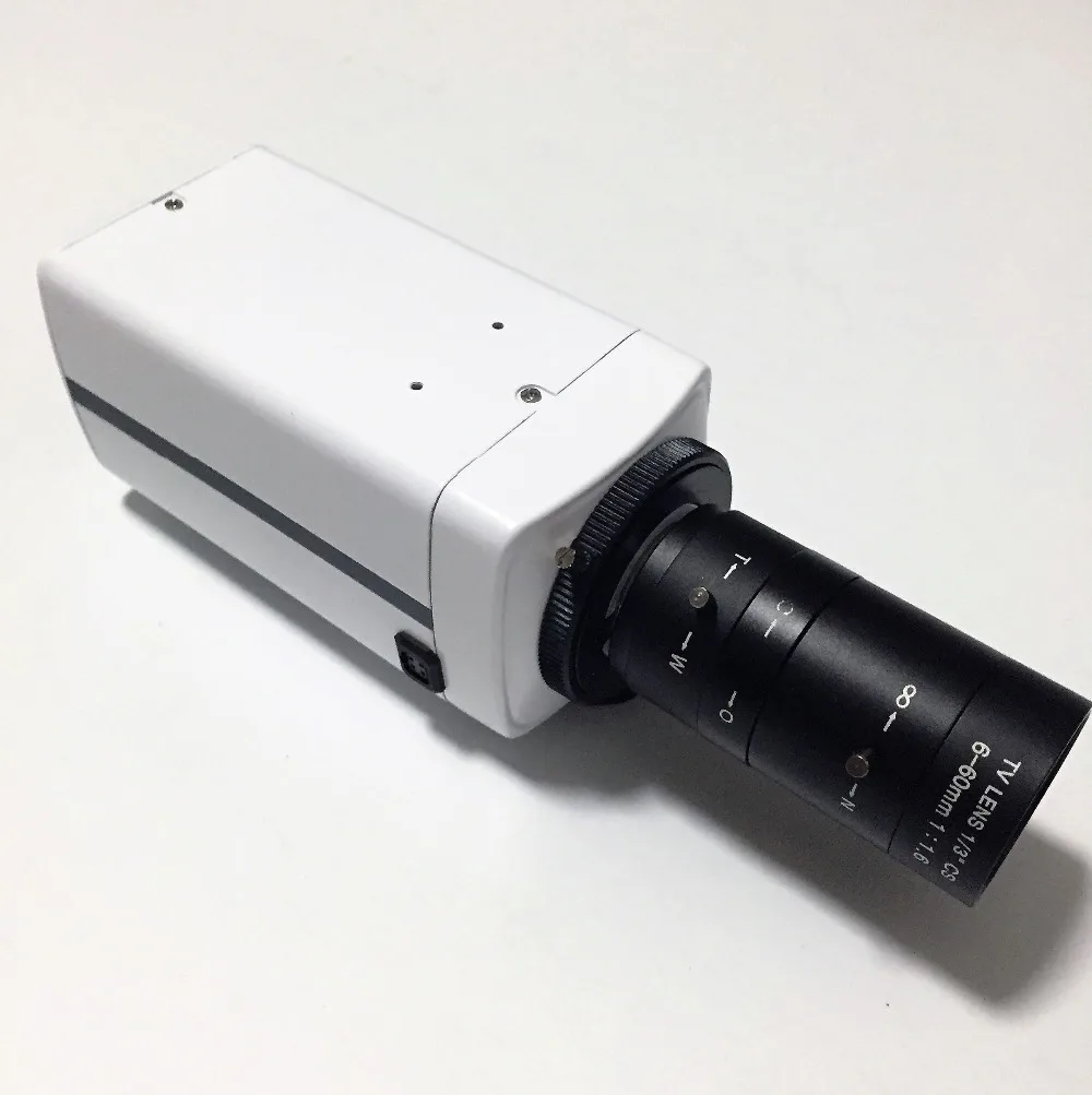 

700TVL Analog CCTV Standard Cam 1/3" Sony CCD Box Cameras 6-60mm Lens OSD 12VDC