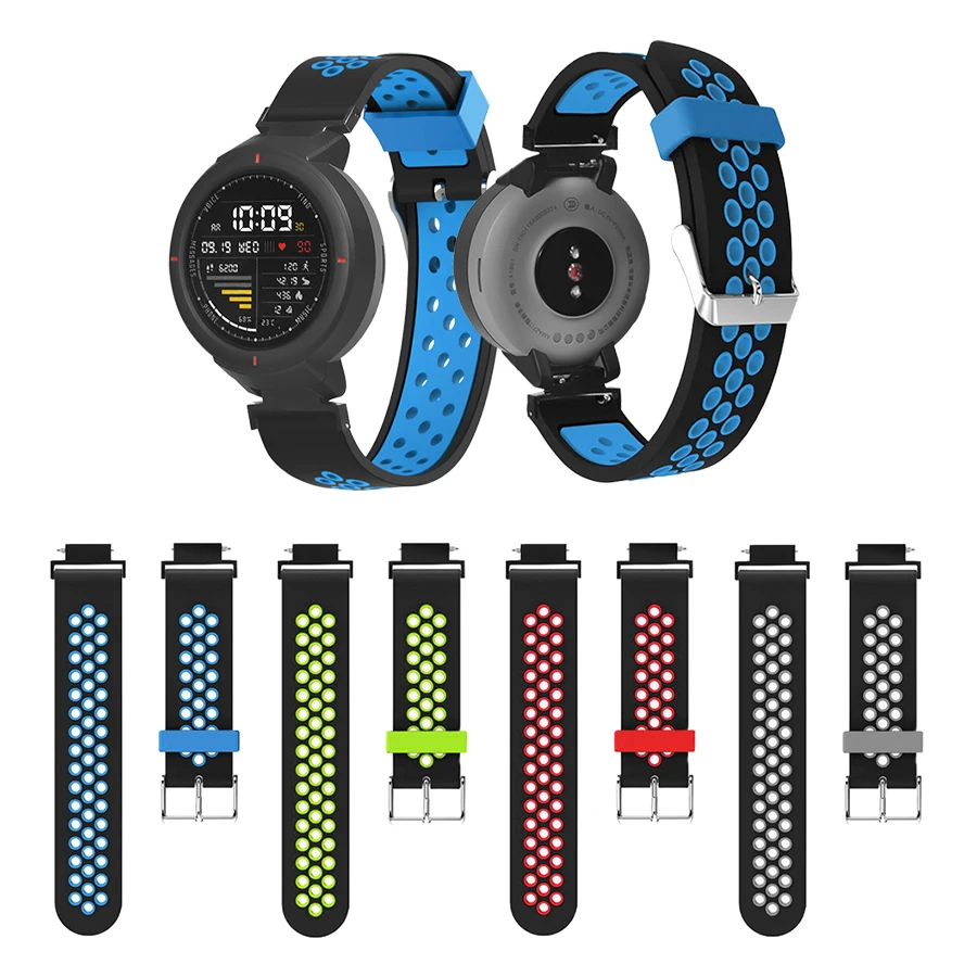 

Ремешок для часов Amazfit Verge 3, мягкий силиконовый браслет, аксессуары для Huami Amazfit Verge 3