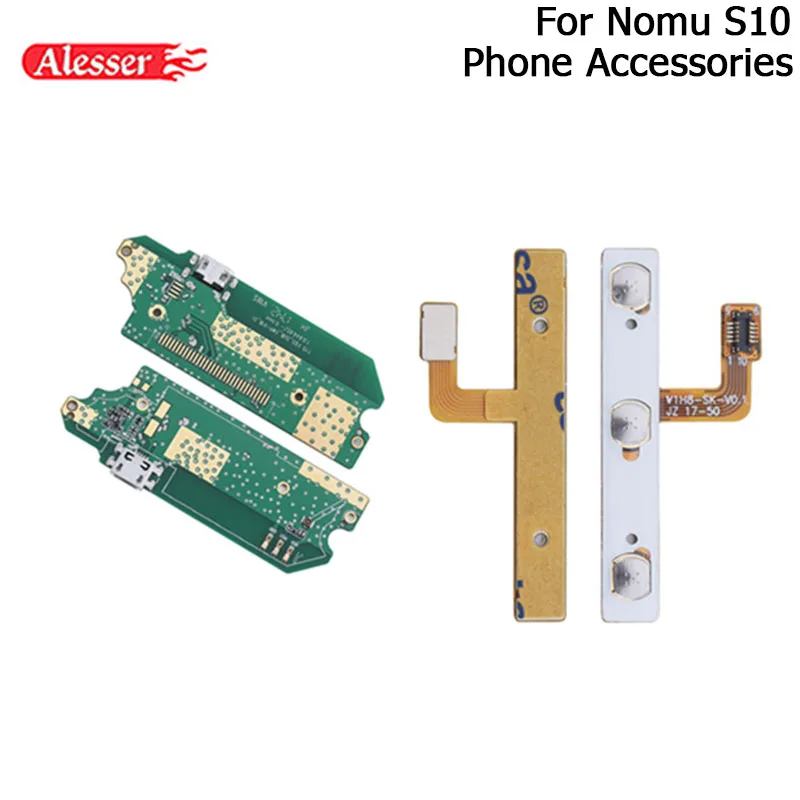 Alesser For Nomu S10 USB Board Power Volume Button Flex