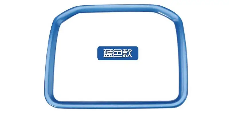 

Car Styling Armrest Box Rear Air conditioning outlet frame decoration decal Vents Trim Refit Cover interior For Porsche Macan