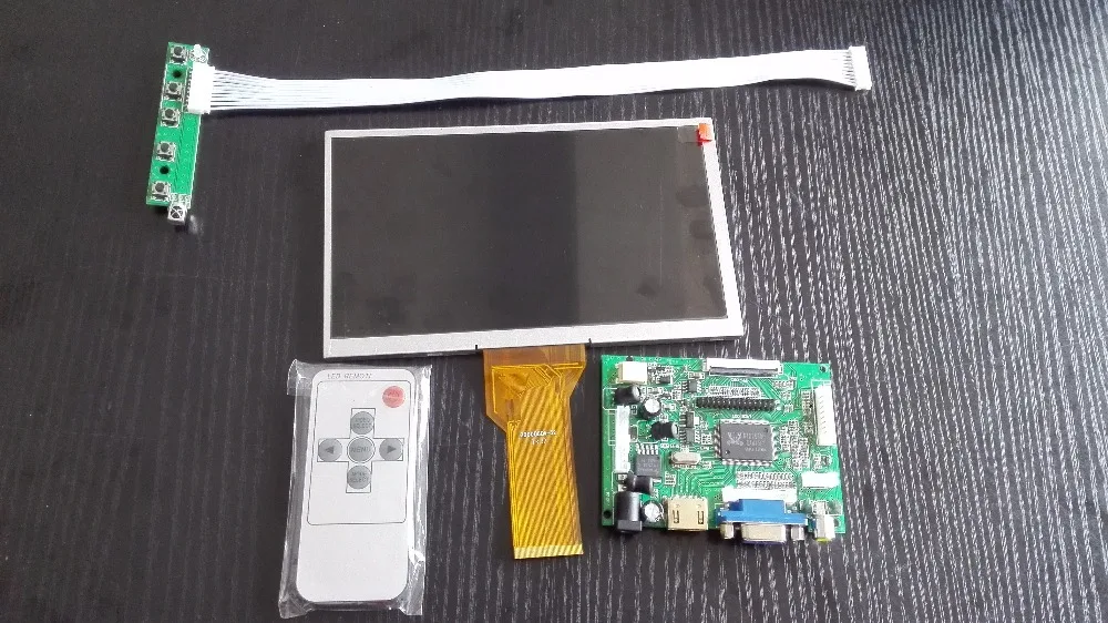 9 Inches For Raspberry Pi 3 LCD Display Screen Matrix TFT Monitor AT090TN12 with HDMI VGA AV Input Driver Board Controller 9 Inches For Raspberry Pi 3 LCD Display Screen Matrix TFT Monitor AT090TN12 with HDMI VGA AV Input Driver Board Controller