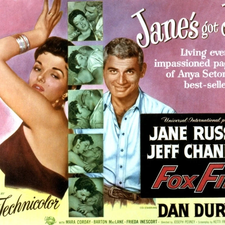 Foxfire Jane Russell Jeff Chandler 1955 Movie Poster Masterprint (14 x 11)