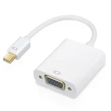 Original AHHROOU For MacBook Air Pro iMac Mac Mini Thunderbolt Mini DisplayPort Display Port Mini DP To VGA Cable Adapter 1080P