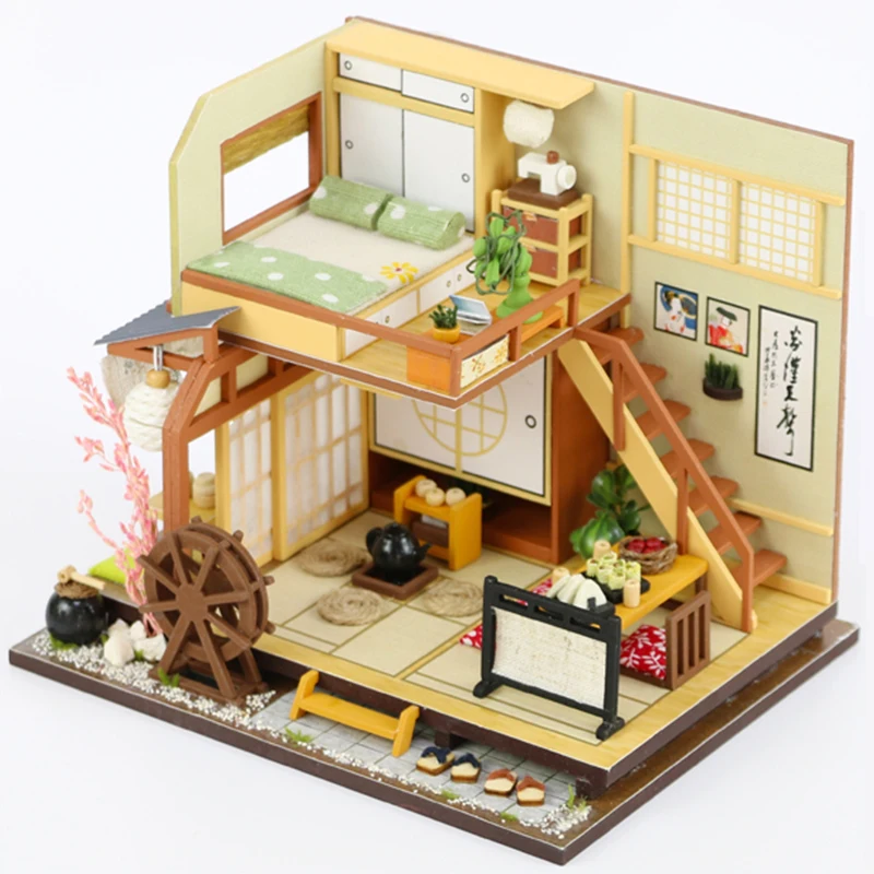 CUTEBEE DIY Doll House Wooden Doll Houses Miniature dollhouse Furniture Kit Toys for children Christmas Gift M034 CUTEBEE DIY Doll House Wooden Doll Houses Miniature dollhouse Furniture Kit Toys for children Christmas Gift M034