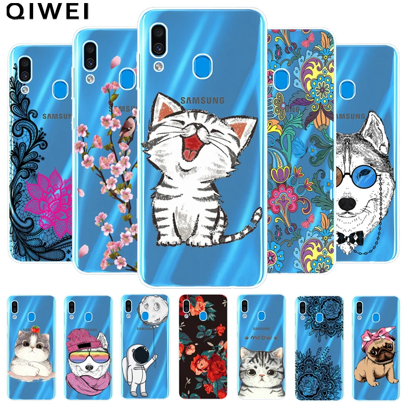 

For Samsung A30 Case Slim Clear Transparent Soft TPU Silicone Cover For Samsung Galaxy A30 A 30 A20 A 20 Phone Back Cases 2019