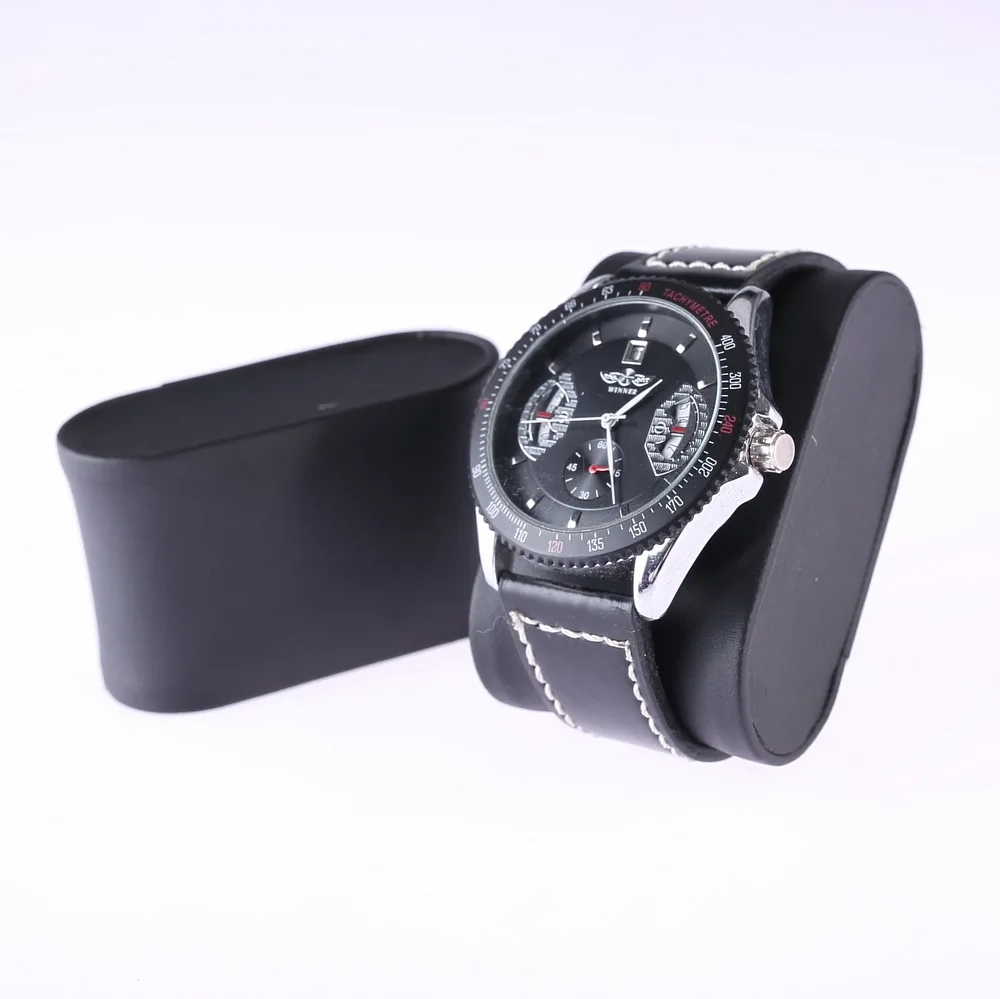 10 шт./лот черный кожзам браслет Цепь Часы Дисплей Стенд подушка|watch display stand|watch