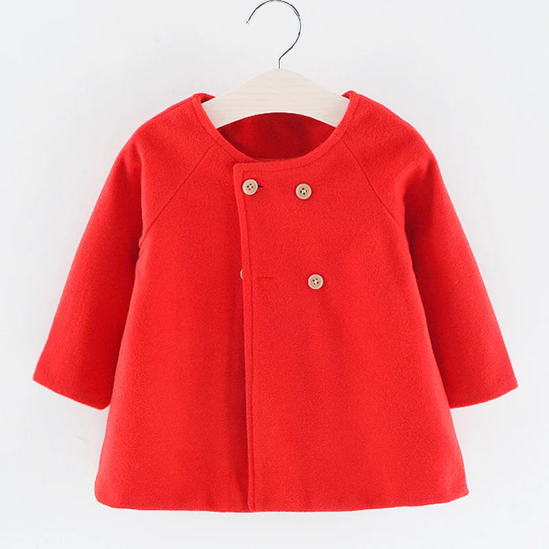 Halilo/весеннее шерстяное пальто для маленьких девочек; плащ; стильная одежда для маленьких девочек; Детское пальто; Модное детское пальто и куртки принцессы для девочек