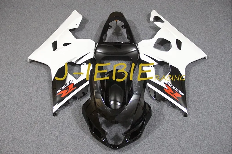 

Black white Injection Fairing Body Work Frame Kit for SUZUKI GSXR 600/750 GSXR600 GSXR750 2004 2005