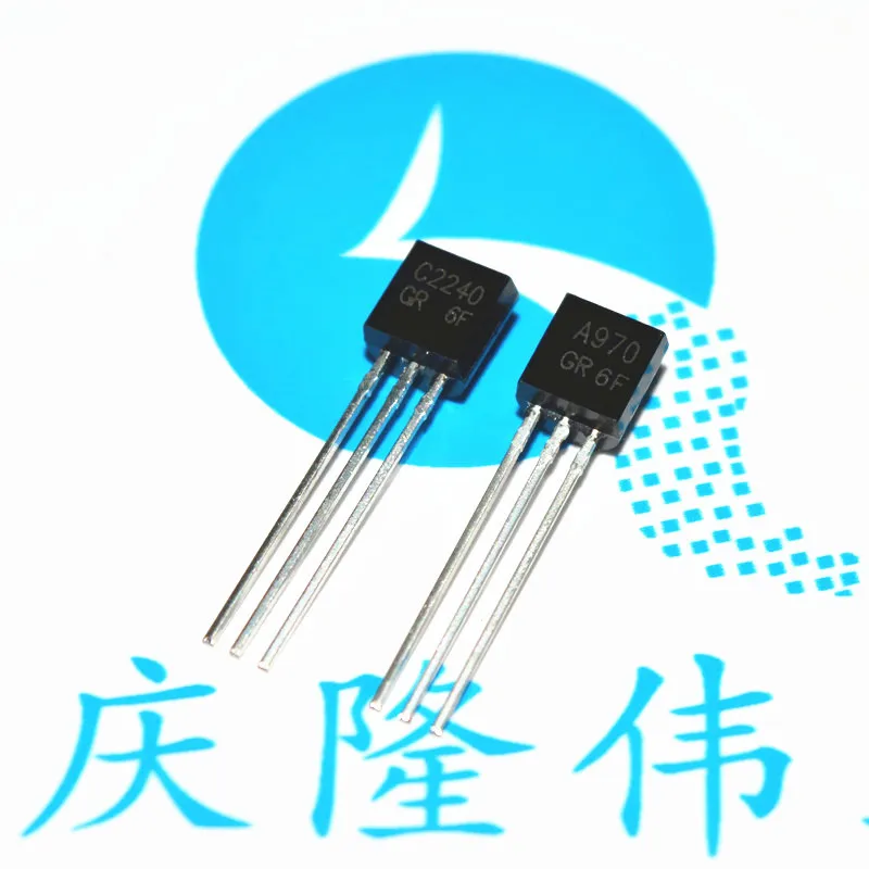 

100pcs/lot 2SA970 2SC2240 (50PCS* A970 +50PCS* C2240 ) TO-92 Bipolar Transistors - BJT NPN In Stock