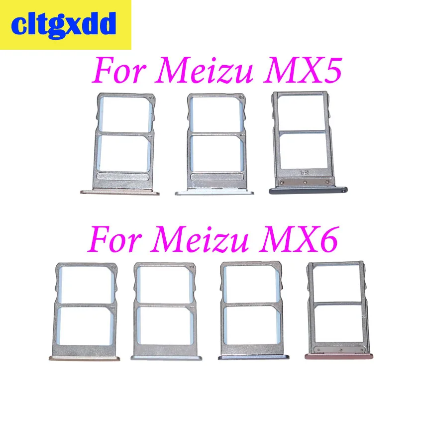 

cltgxdd New SIM Card Slot Holder For Meizu MX5 MX6 Micro SD Card Slot Tray Socket Adapter Replacement