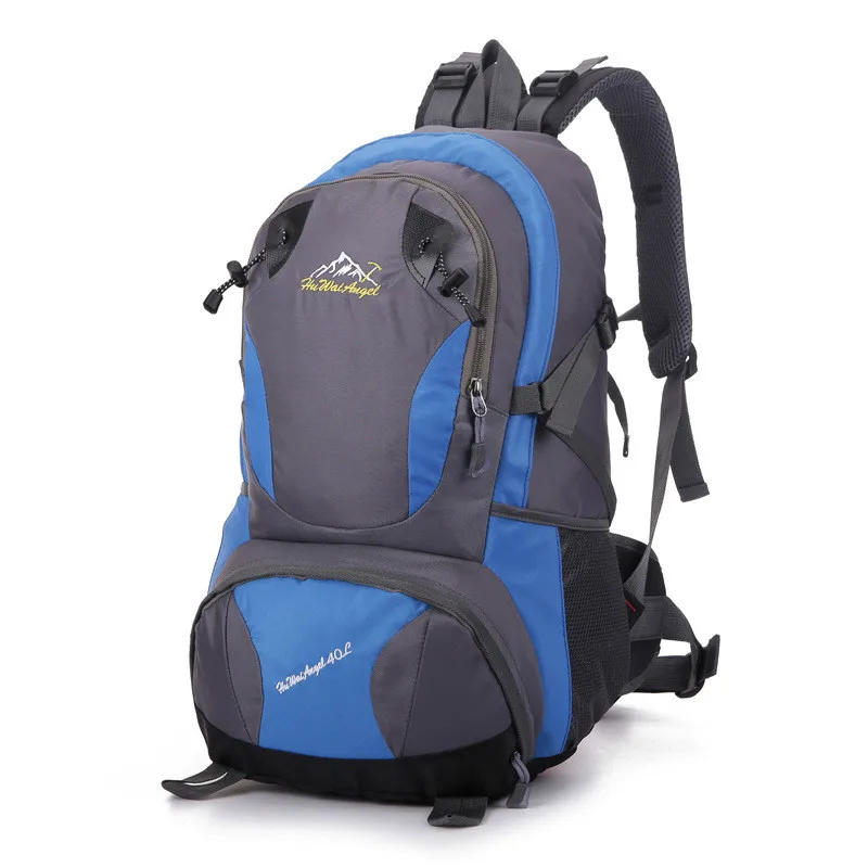 

40L Large capacity Mountaineering bag Waterproof Nylon Backpack Rucksack Men's Travel Bags bagpack 6colors bolsos mujer bolsa