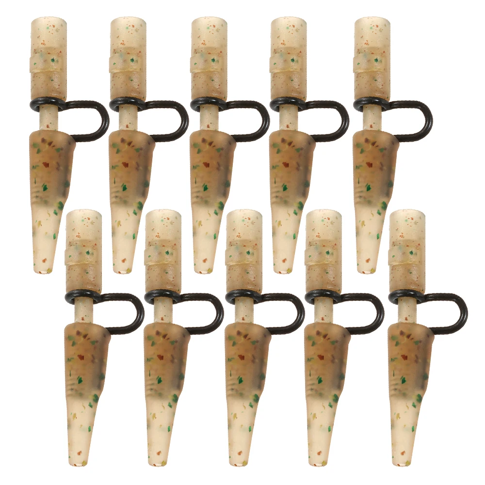

10PCS/20PCS Safety Lead Clips Set Clips Swivel Snap Connector Carp Fishing Equipment Tackle Accessories Tail Rubber Tube Pesca