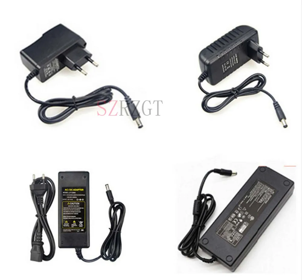 Источник питания и кабель для светодиодной ленты AC100 240V OUT PUT DC 12 в 1/2A/3A/5A/6A/8A/10A