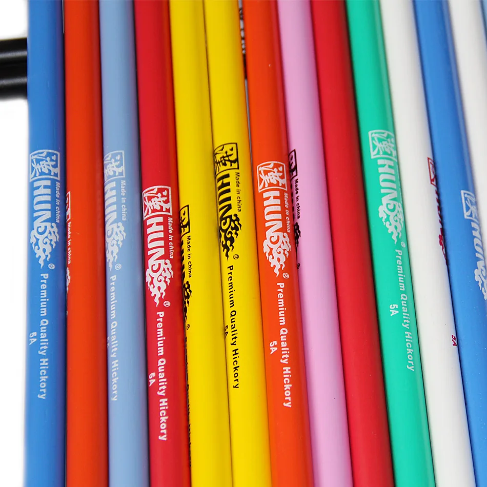 HUN drumsticks 5A drum stick drum hammer Multicolor USA Walnut Matte paint