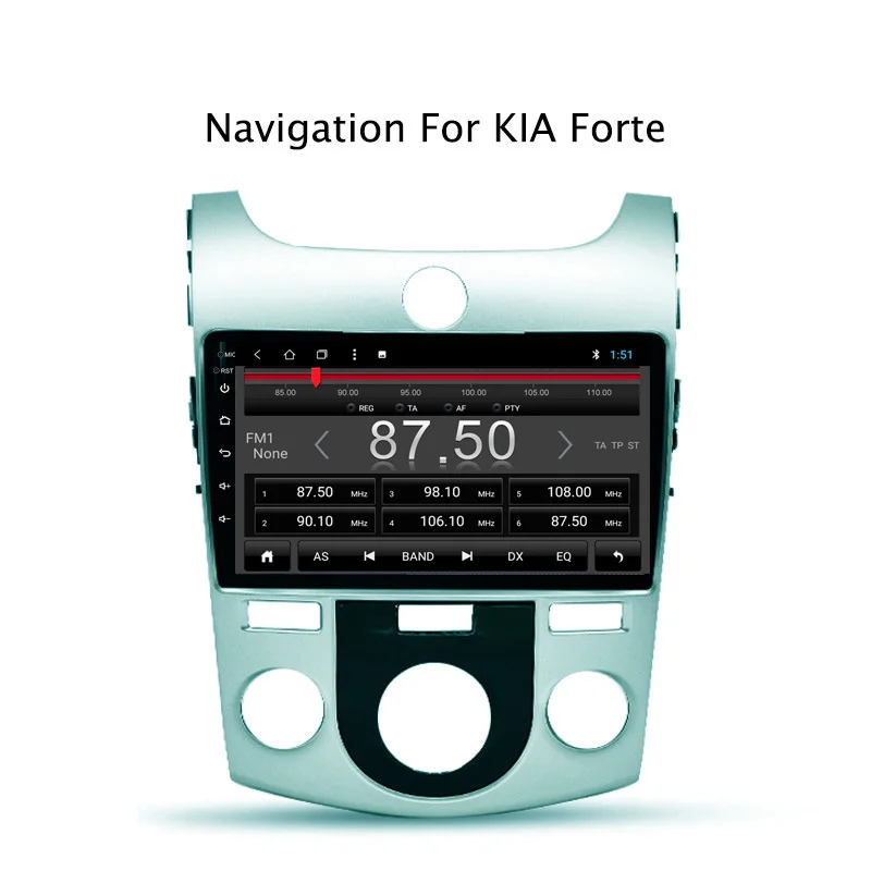 Perfect NAVITOPIA 9inch 2G RAM 32G ROM Android 8.1 Car DVD Multimedia GPS Navigation for Kia Forte 2009 2010 2011 2012 2013 2014-2017 1