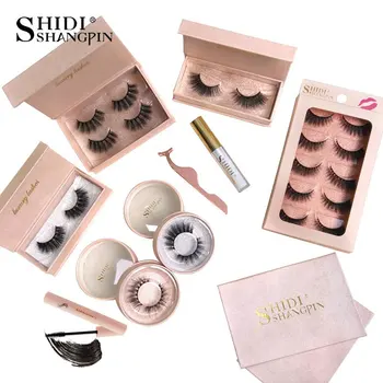 

SHIDISHANGPIN mink lashes kit 3d mink eyelashes kit eyelash extension kits fake lashes cilios false eyelashes