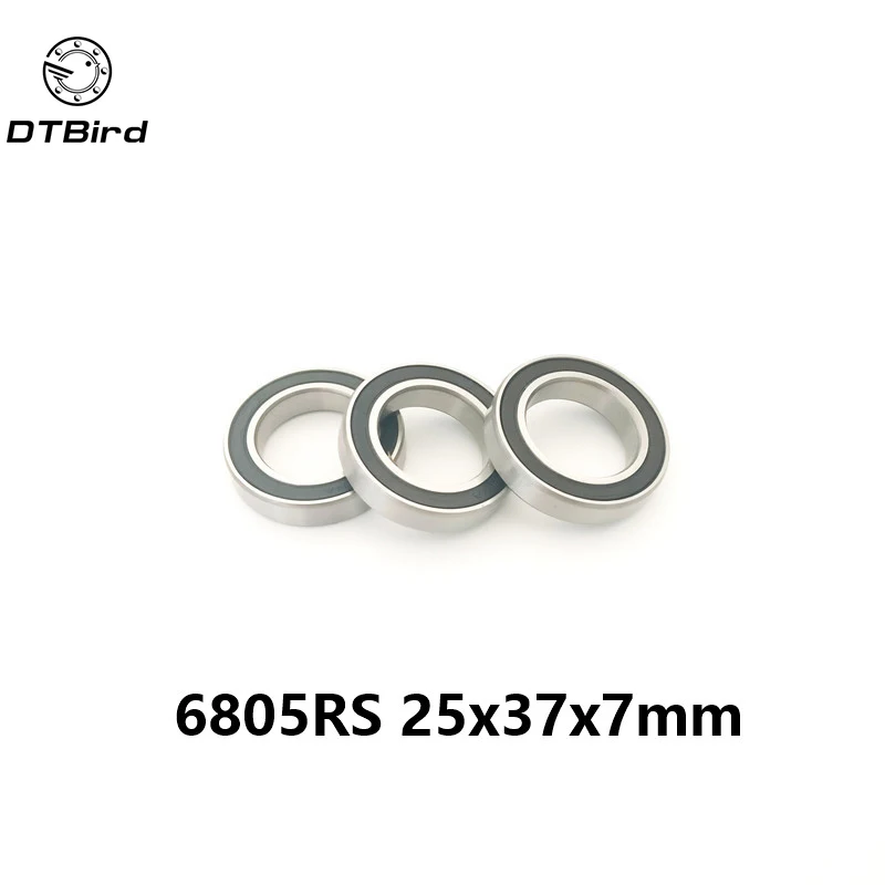 

25mm 25x37x7mm 61805-2RS 61805RS 6805 61805 radial shaft ZrO2 Zirconia ceramic stainless steel hybrid deep groove ball bearing