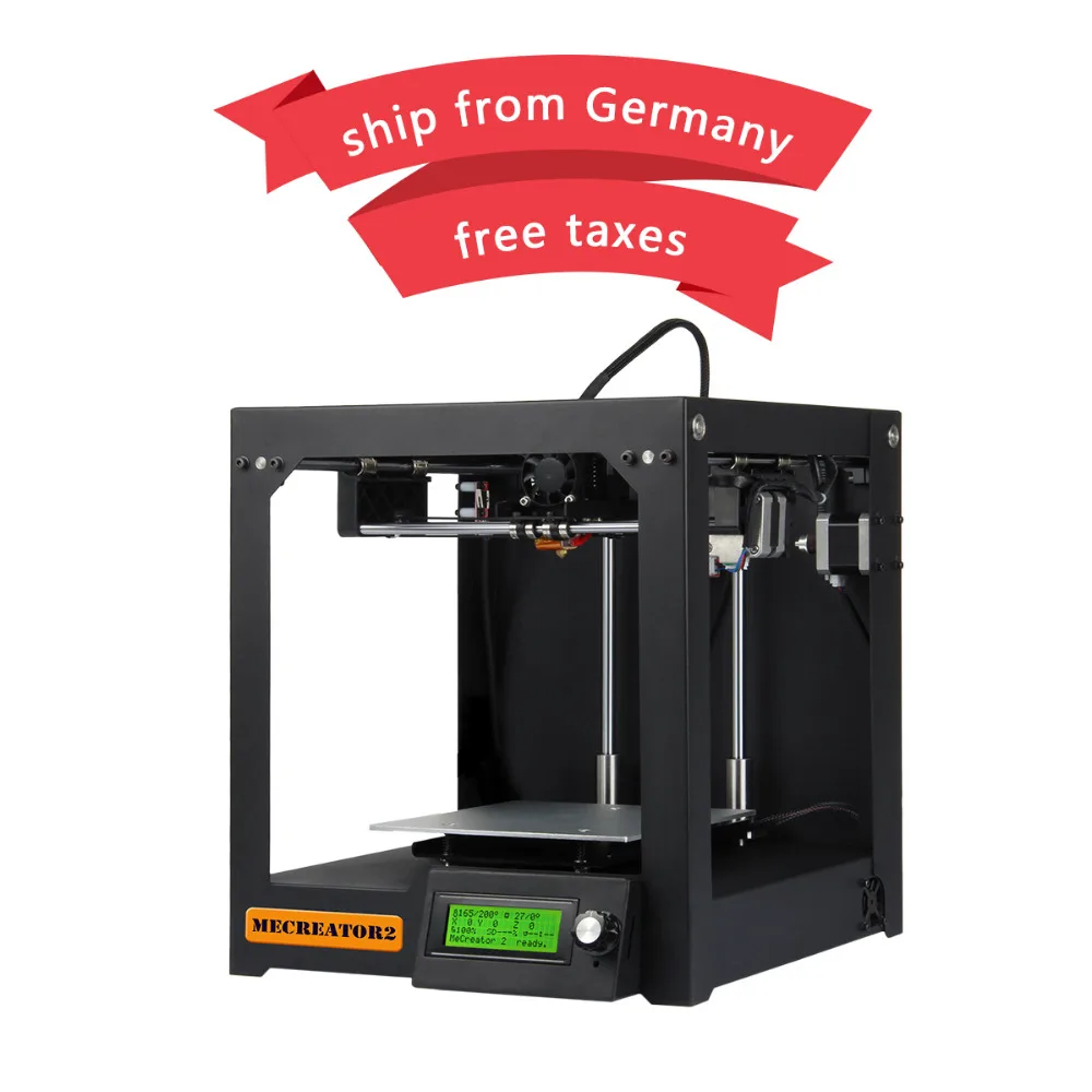 Geeetech 3D Printer MeCreator 2 Desktop Full Assembled 160x160x160mm High quality Steel Chasis