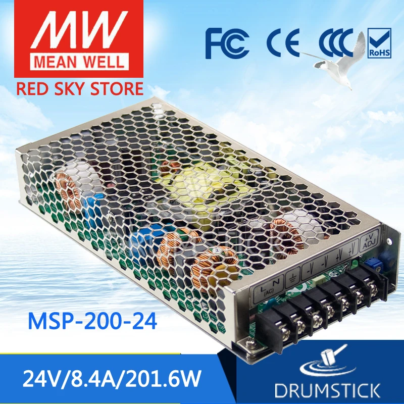 

MEAN WELL MSP-200-24 24V 8.4A meanwell MSP-200 24V 201.6W Single Output Medical Type Power Supply