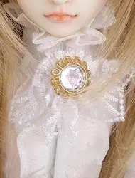 [Wamami] Белый Кружево воротник лук 1/3 и 1/4 SD MSD AOD БЖД Dollfie