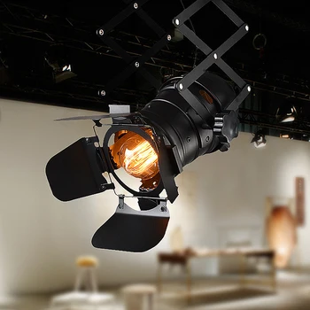 

Arts lamp track light retro space modern minimalist American country industrial personalized clothing store spotlights Ceiling