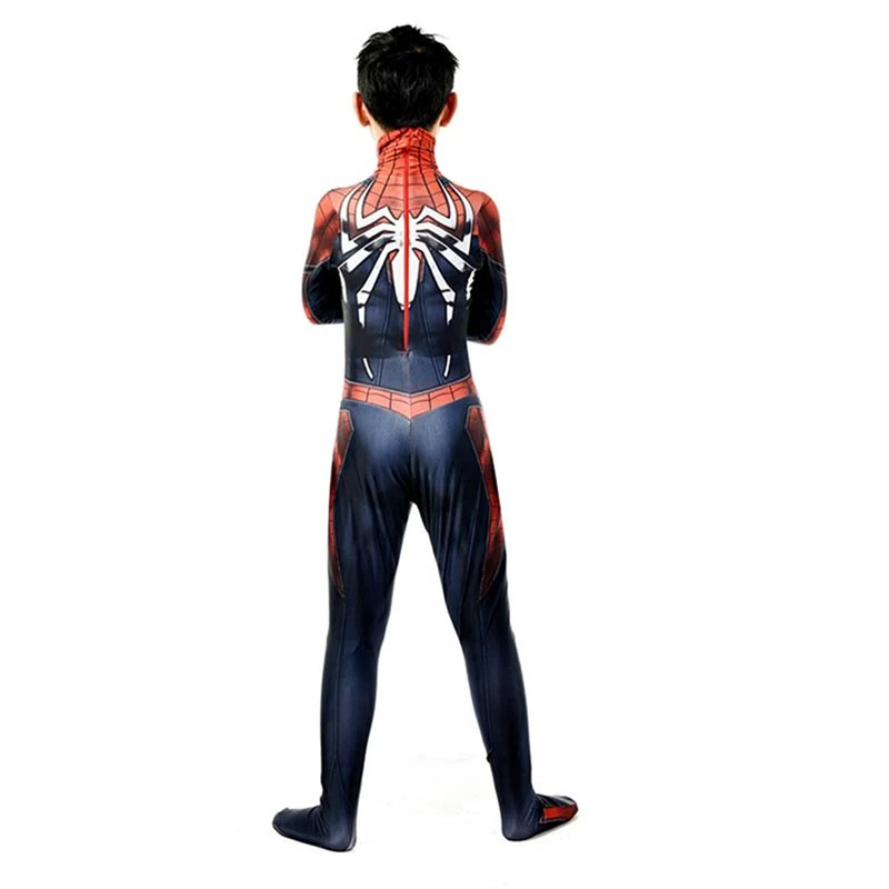 Взрослые дети PS4 insomniac Человек-паук костюм зентай для косплея комбинезон из лайкры комбинезоны супергерой Хэллоуин Карнавальный наряд унисекс