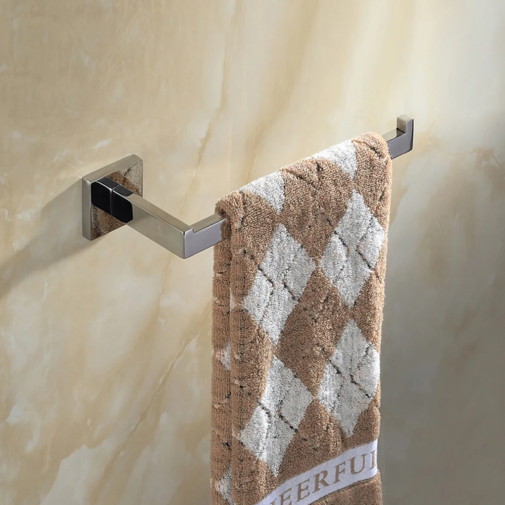 

New Ring Bathing Towel Rack Single Body Washrag Bar Hanger Bath Room Washcloth Rail Shelf Stainless Steel