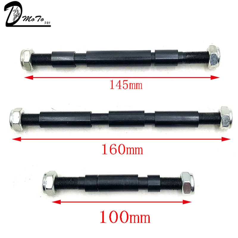 Wheel Axle front 10X100mm rear 10X145mm 10X160MM for 200X50 Wheel Dolphin 8*2inch Electric Scooter Tire