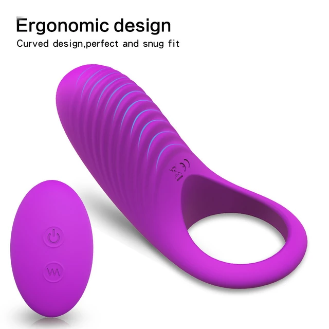 Wireless Remote Control Vibrator For Man Penis Sleeve Vibrator Ring Delay Time G-spot Clitoris Stimulator Adult Toys for Couples 4