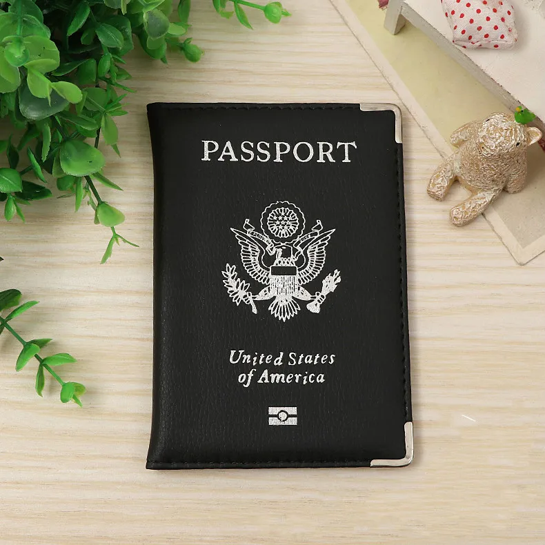 

New Women Cute Travel United States US Passport Cover Case Women Men Credit Card Holder ID&Document Passports Holder for Men