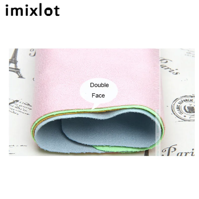 Imixlot 100 шт./лот двухсторонний плюшевый очиститель очков из микрофибры для очистки солнцезащитных очков для объектива экрана телефона чистые салфетки