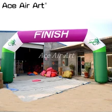 Привлекательный индивидуальный коммерческий спонсор Арка надувная линия финиша козловая для события в Западной Вирджинии