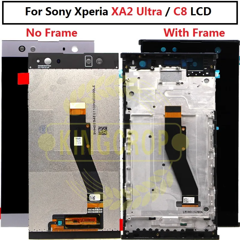 

For SONY Xperia XA2 Ultra/C8 LCD Display Touch Screen Digitizer Assembly H3213 Replacement For SONY XA2 Ultra LCD with frame