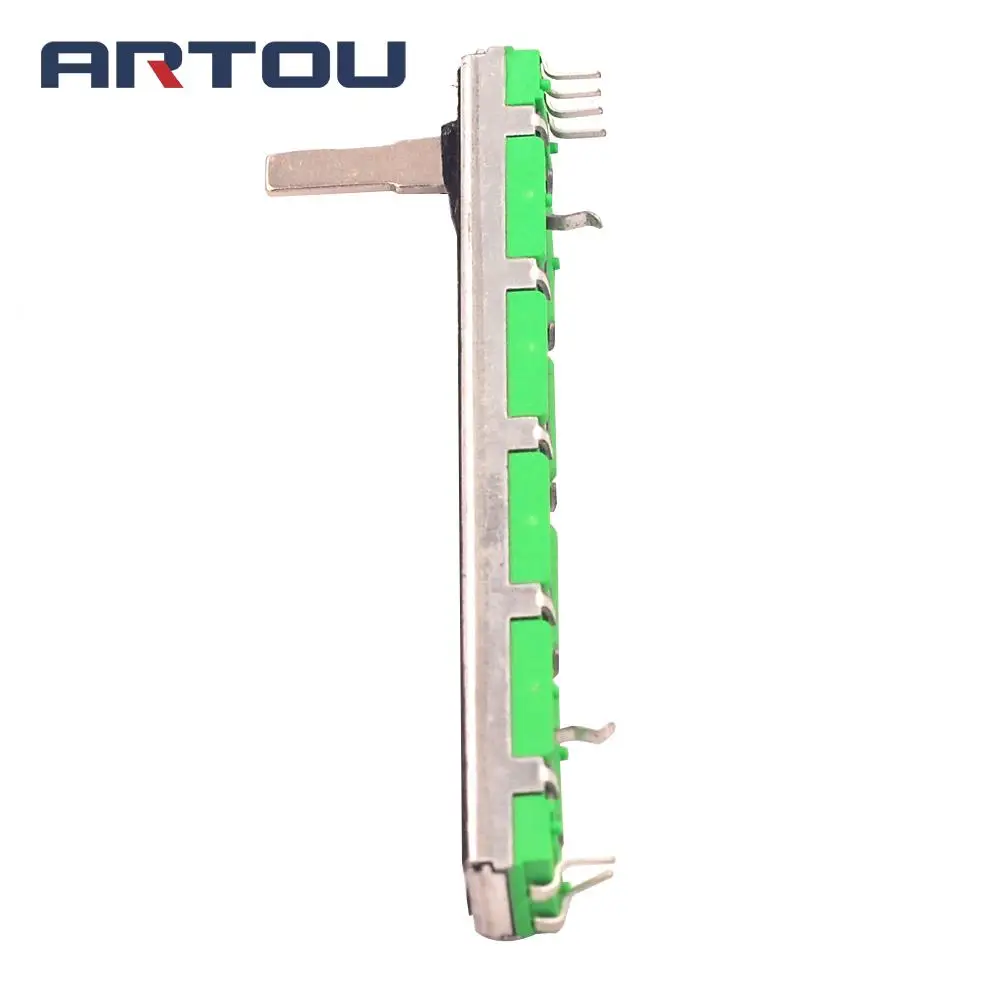 75mm Mixer Fader 10K Double Straight Sliding Potentiometer B103