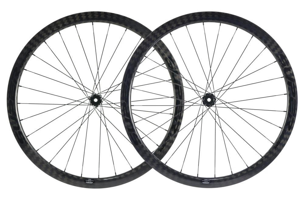 

SUPERTEAM 700C 38mm Carbon Clincher Disc Brake Wheelset 12k twill matte
