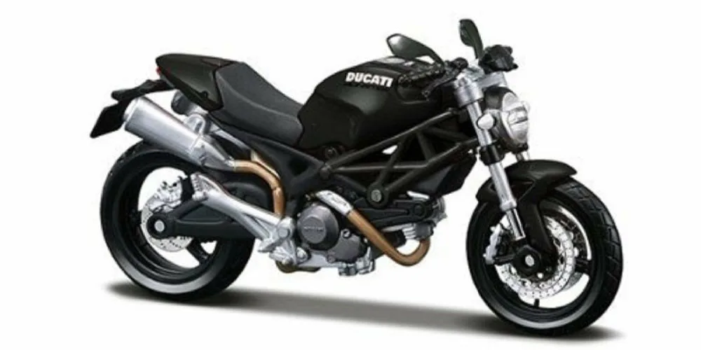 MAISTO 1:12 DUCATI Monster 696 черный мотоцикл велосипед литья под давлением модель новая в коробке