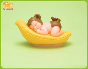 

2016 year of the monkey holiday party creative birthday candles silicone mold Baby monkey candles soap mold