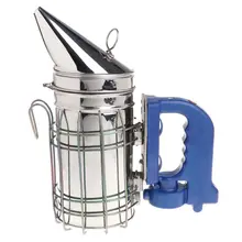 Электрический Пчеловодство курильщик из нержавеющей стали ручной пчеловодства фермы пчеловодства инструмент оборудование дым сад клещи средства для обработки