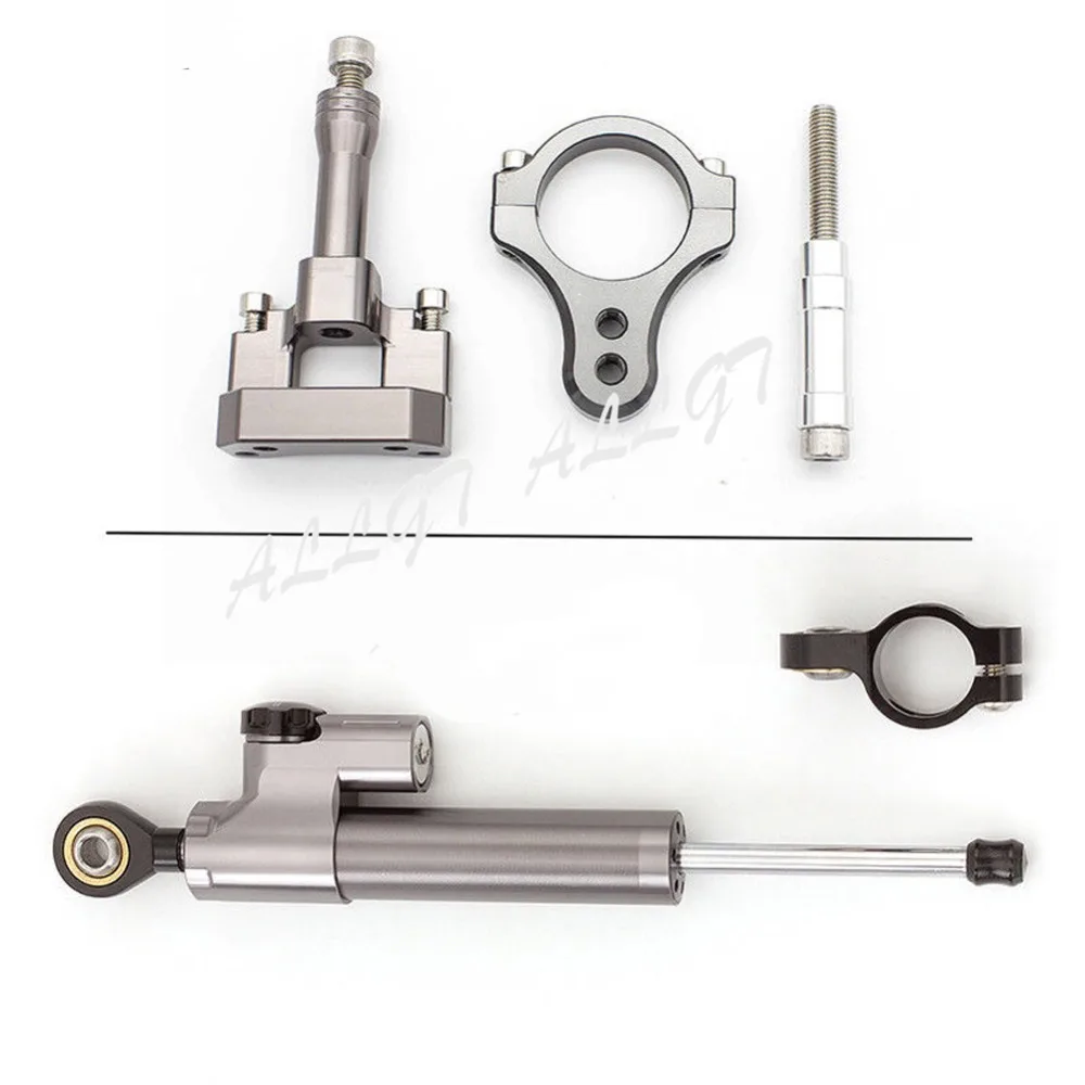 

CNC Steering Damper Complete Set Kit For YAMAHA R3 2013 2014 2015 W/Bracket Mount