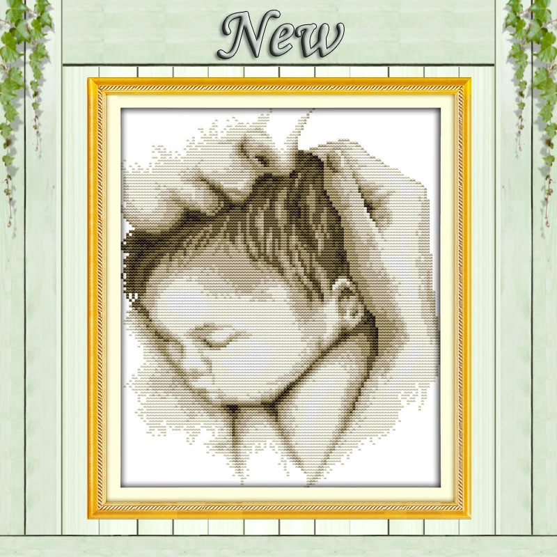 

Embrace baby Mother's love Paintings Decor Counted Printed on canvas DMC 14CT 11CT Cross Stitch Needlework Kits Embroidery Sets