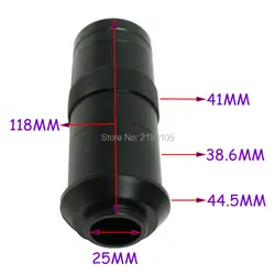 Бесплатная доставка промышленности микроскоп камера c-креплением стекло 8x-130x Увеличение регулируется 25 мм зум окуляр лупы