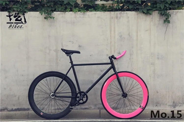 1 шт. fixie велосипед с фиксированной передачей 46 см 52 см 56 см DIY односкоростной Дорожный велосипед трек fixie Велосипед fixie велосипед