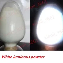 Белый светящийся белый цвет светящийся порошок фосфорный пигмент фосфоресцирующий порошок светящийся в темноте порошок пыли 30/лот
