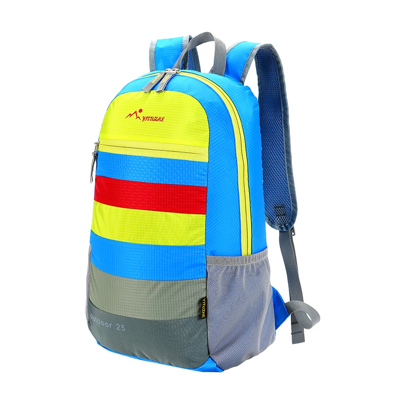 

2017 New Fashion Mini Travel backpack for Girl Waterproof Foldable bag School students backack striped backpack shoulder bags