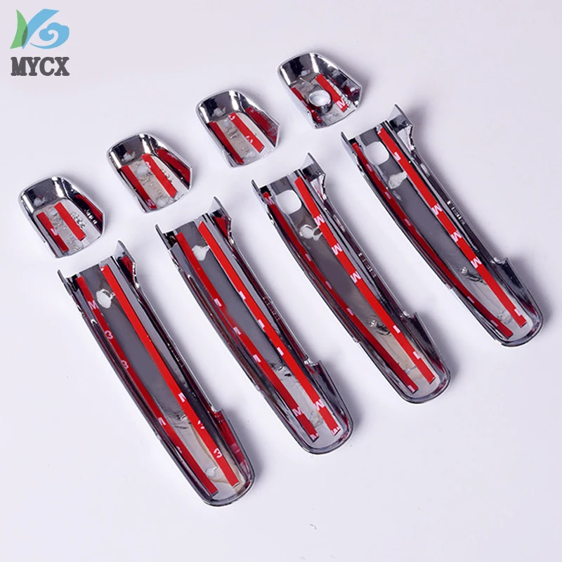 Cromo ABS mango de la puerta de coche protectores de cubierta exterior piezas accesorios para Suzuki Vitara Escudo 2015, 2016, 2017, 2018 Cromo ABS mango de la puerta de coche protectores de cubierta exterior piezas accesorios para Suzuki Vitara Escudo 2015, 2016, 2017, 2018